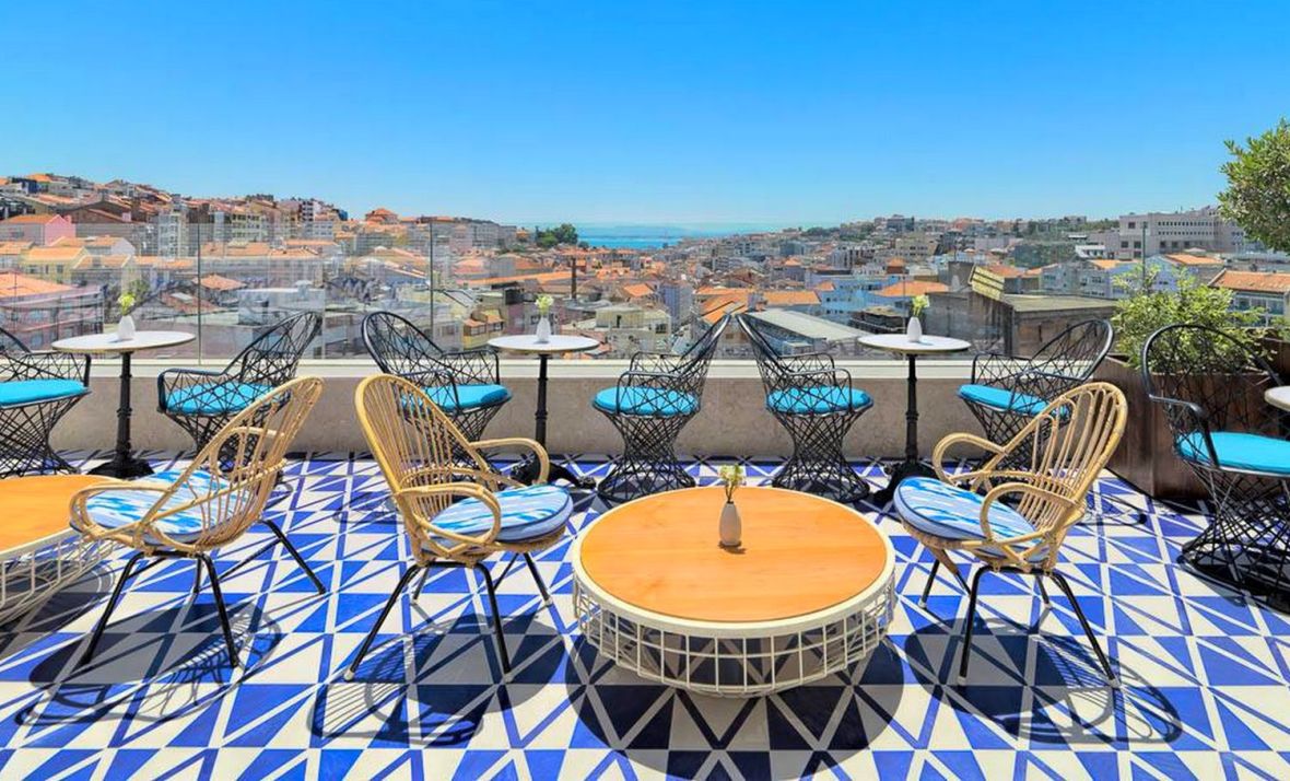 Bar toit Terrasse - Rooftop café - Lisbonne